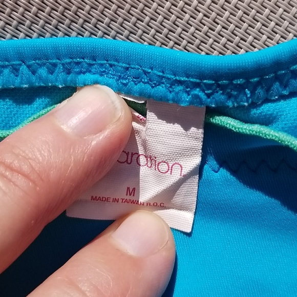 Xhilaration Sz M Embellished Bikini Swimsuit GUC - Picture 3 of 6